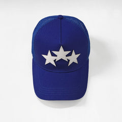 Amiri Hat Peaked Cap Sunshade Beach Casual Hat Adjustable Metal Lock Baseball Cap