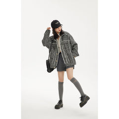 Unisex Jacket Vintage Jacket Loose Lapels Coat