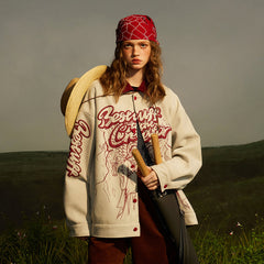 Unisex Jacket Baggy Coat Men and Women