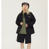 Unisex Jacket Vintage Stand Collar Sports Jacket Spring and Autumn Coat