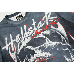 Hellstar Long Sleeve Shirts Hip-hop loose oversize