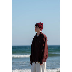 Unisex Jacket Vintage Overalls Jacket Spring and Autumn Turn-down Collar Coat