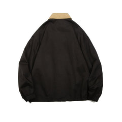 Unisex Jacket Vintage Safari Jacket Jacket Lapel Tooling Jacket Profile Baggy Coat