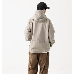 Unisex Jacket Zipper Pocket Hooded Hooded Jacket Men's Jacket Coat