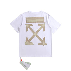 OFF White t shirt ow Arrow Tape Streetwear