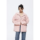 Unisex Jacket Vintage Zipper Loose Jacket