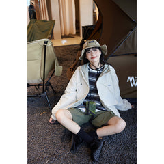 Unisex Jacket Big Pocket Jacket Hooded Jacket