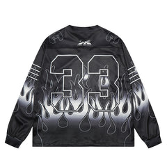 Hellstar Long Sleeve Shirts Hip-hop loose oversize