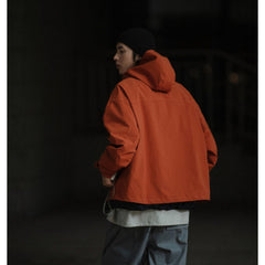 Unisex Jacket Hooded Hooded Jacket Male Spring and Autumn Coat
