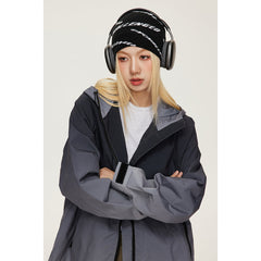 Unisex Jacket Cardigan Hooded Jacket Men and Women Shell Jacket Loose Spring and Autumn Coat