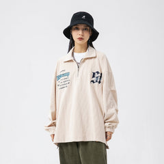 Unisex Jacket Vintage Embroidered Fashion Brand Coat for Men and Women Baggy Casual Jacket