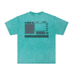 Amiri Washed Distressed T Shirt Printed Trendy Pure Cotton