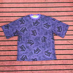 Street T Shirts Washed Old Oversize Hip Hop Skateboard Anime Print Short Sleeve