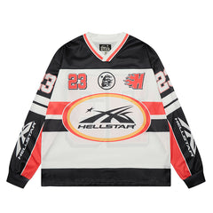 Hellstar Long Sleeve Shirts Hip-hop loose oversize