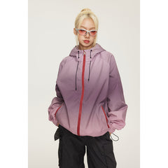Unisex Jacket Cardigan Hooded Jacket Men and Women Shell Jacket Loose Spring and Autumn Coat