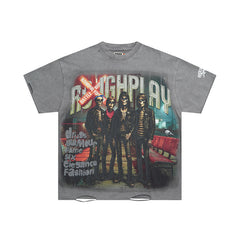 Rough Play T Shirts RoughPlay Loving The Crew t-shirt with diamond
