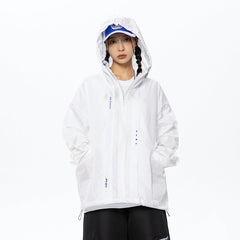 Unisex Jacket Hooded Hooded Jacket Jacket Men and Women Shell Jacket