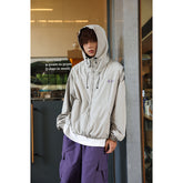 Unisex Jacket Shell Jacket Wind-Resist Tool Windproof Hooded Jacket