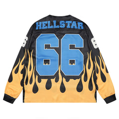 Hellstar Long Sleeve Shirts Hip-hop loose oversize