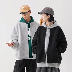 Unisex Jacket Baseball Jacket Loose Casual Jacket