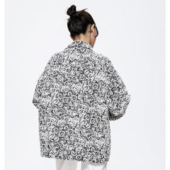 Unisex Jacket Vintage Loose Top Jacket