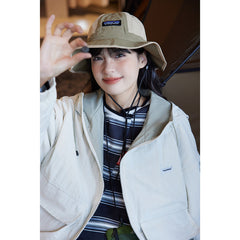 Unisex Jacket Big Pocket Jacket Hooded Jacket