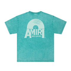 Amiri Washed Distressed T Shirt Printed Trendy Pure Cotton