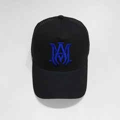 Amiri Hat Peaked Cap Sunshade Beach Casual Hat Adjustable Metal Lock Baseball Cap