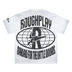 Rough Play T Shirts RoughPlay Love T-Shirt with rhinestones