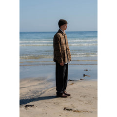 Unisex Jacket Vintage Jacket Men's Plaid Spring and Autumn Coat
