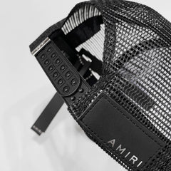 Amiri Hat Peaked Cap Sunshade Beach Casual Hat Adjustable Metal Lock Baseball Cap