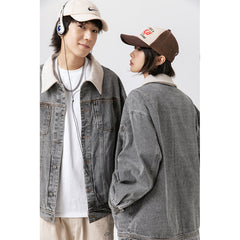 Unisex Jacket Overalls Men and Women Couple Denim Clothes Jacket