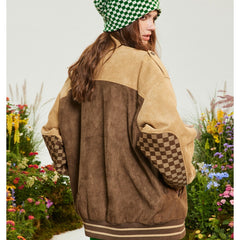Unisex Jacket Vintage Loose Lapel Motorcycle Jacket
