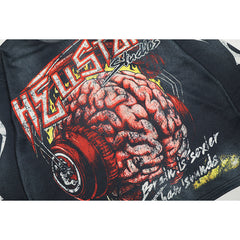 Hellstar Long Sleeve Shirts Hip-hop loose oversize