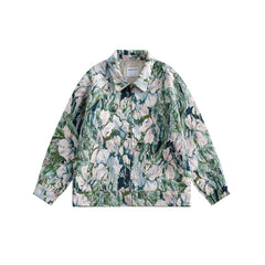 Unisex Jacket Retro Loose Casual Jacket Lapel Overalls