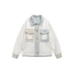 Unisex Jacket Jacket Turn-down Collar Coat Men and Women Couple
