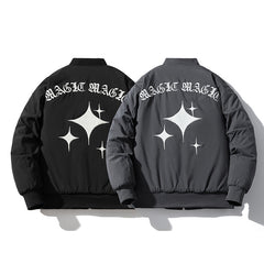 Mens Vintage Jackets vintage jacket baseball jersey cotton jacket couple hooded