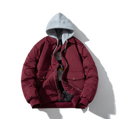 Mens Vintage Jackets Jacket Padded Workwear Jacket Trendy Baseball Uniform