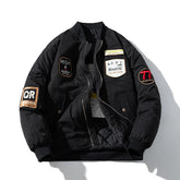 Mens Vintage Jackets Couple Oversize Flight Suit