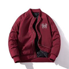 Mens Vintage Jackets Padded Jacket Embroidered Baseball Jacket Padded Jacket