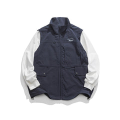 Unisex Jacket Vintage Loose Lapel Outdoor Jacket