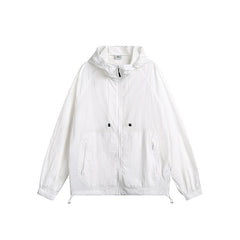 Unisex Jacket Summer Hooded Sports Jacket Men and Women Couple Top