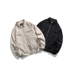 Unisex Jacket Loose Lapels Jacket Spring and Autumn