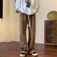 Men Jeans Vintage Second-Hand Black Color Jeans