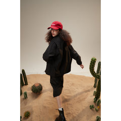 Unisex Jacket Loose Lapel Jacket