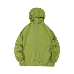 Unisex Jacket Summer Thin Hooded Sports Jacket Loose Jacket Sun-Protective Clothing