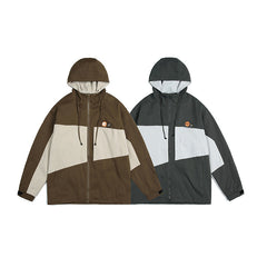 Unisex Jacket Men's Assault Jacket Loose Casual Hooded Coat Multicolor Jacket