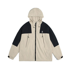 Unisex Jacket Shell Jacket Loose Hooded Coat Mechanical Style Jacket