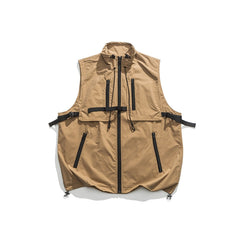 Unisex Jacket Stand Collar Vest