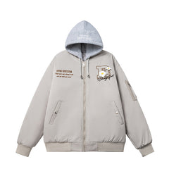 Men Vintage Jackets Baseball Jacket Embroidered Couple Trend Jacket